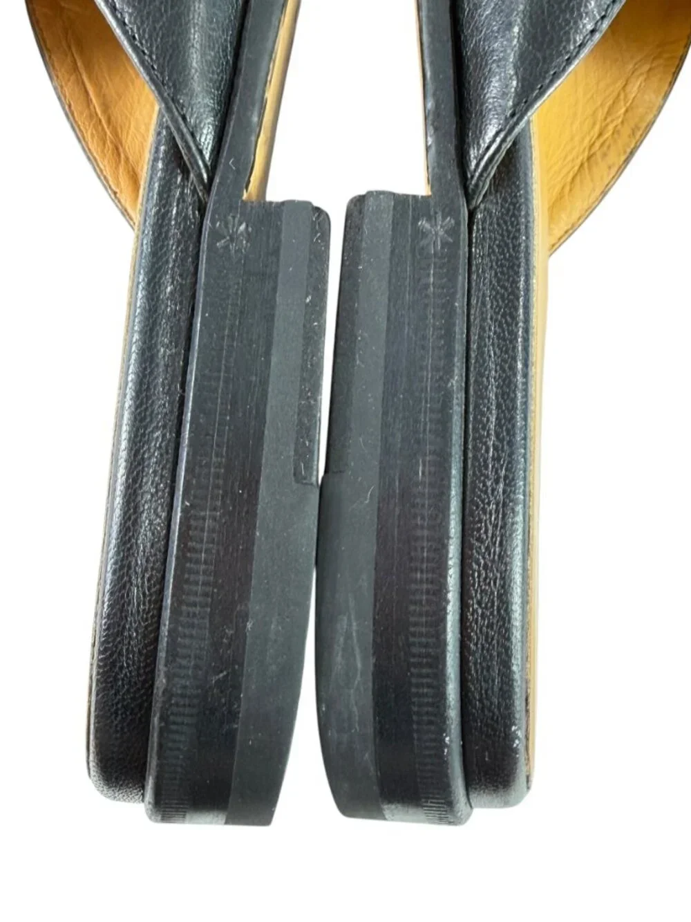 GUCCI Princetown Marmont Black Leather Men's Slides 9 - 9.5US Made in Italy